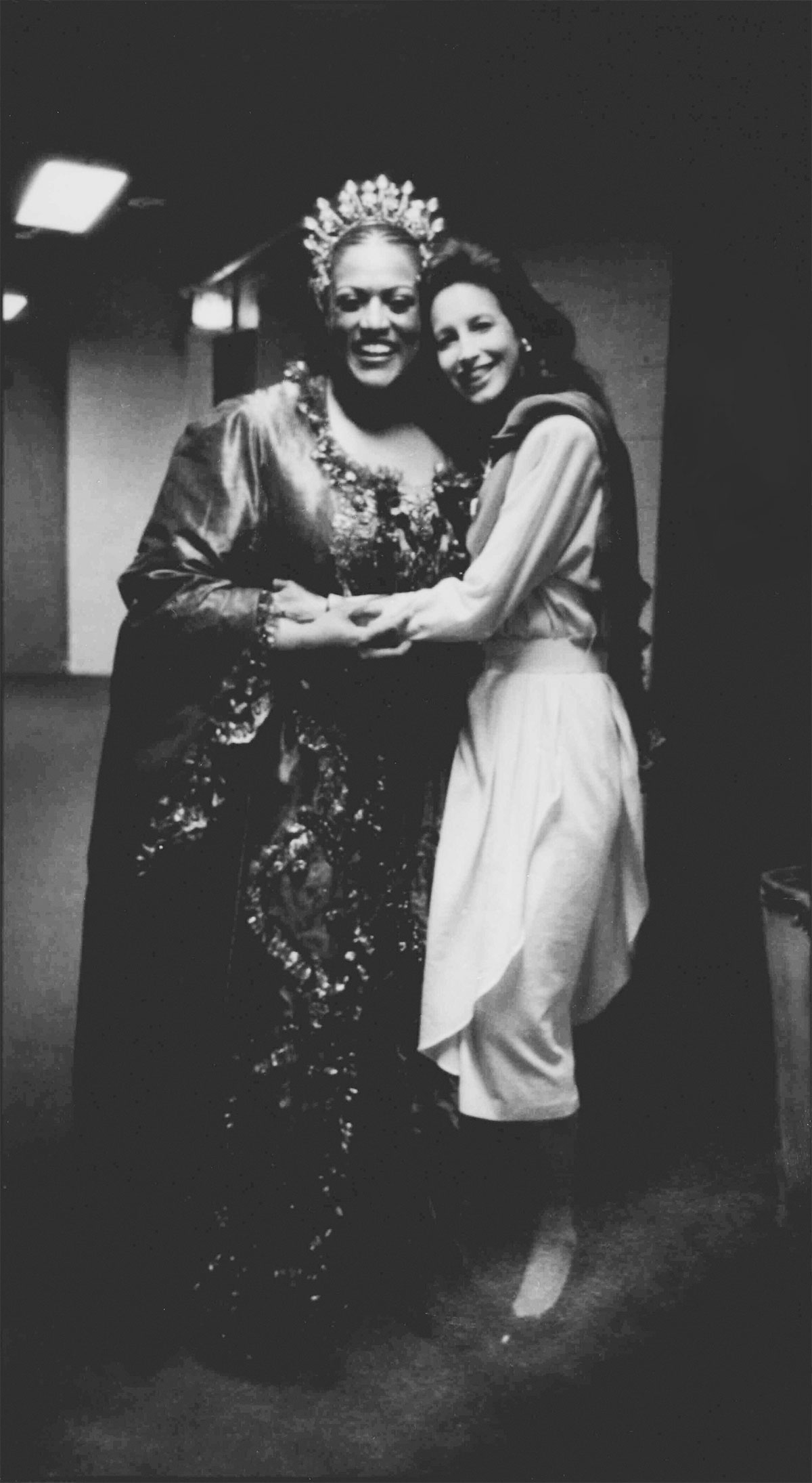 Brenda Boozer with Jessye Norman at Ariadne Auf Naxos